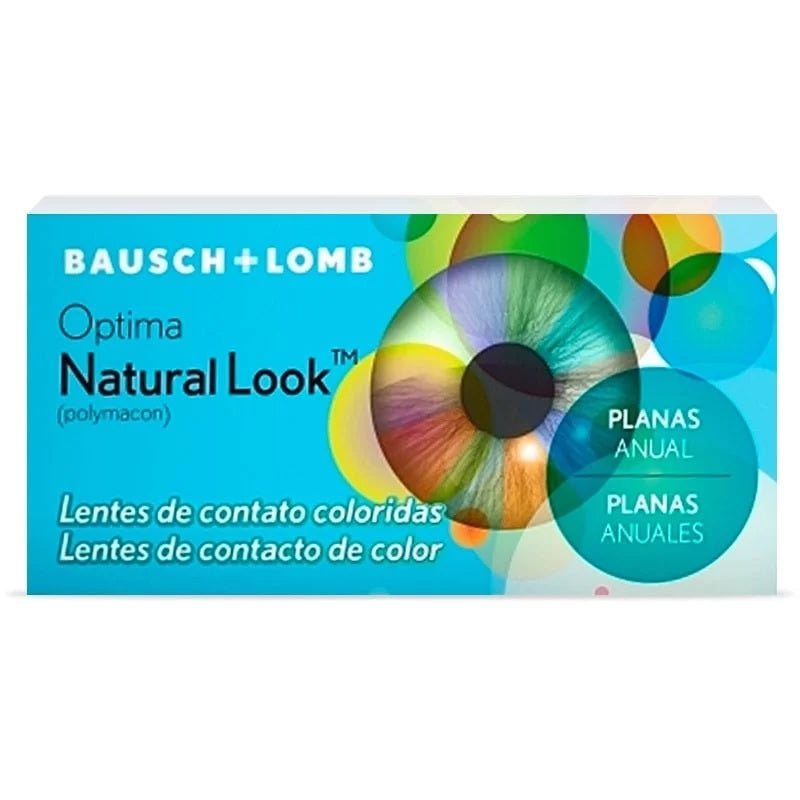 Lentes de contato coloridas Optima Natural Look - Sem Grau