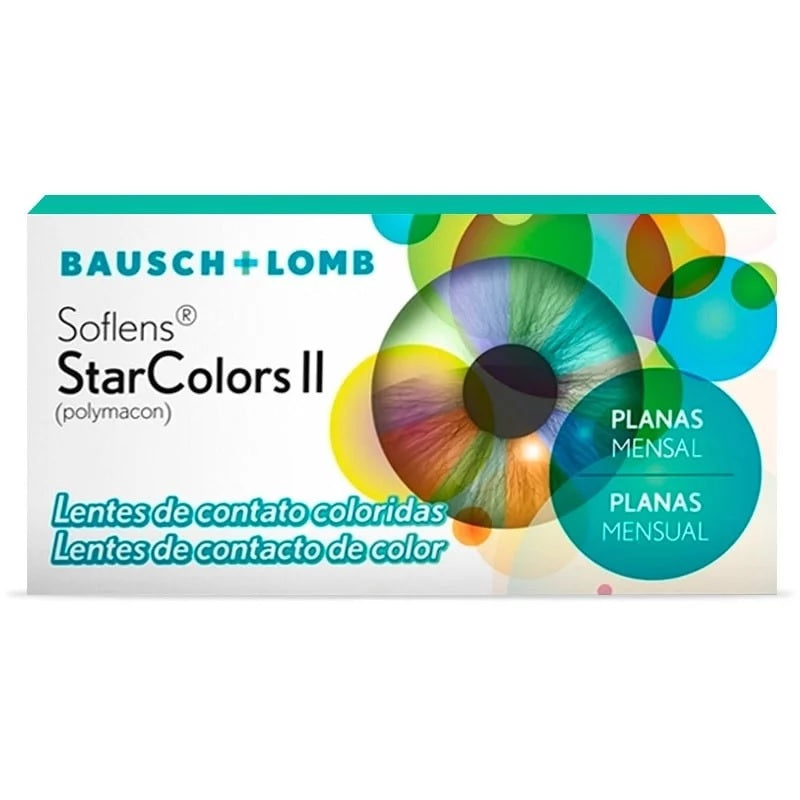 Lentes de contato Soflens Starcolors II - Sem Grau